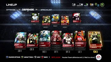 Madden 15 Ultimate Team - Lineup Update