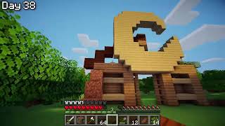 100 Days in a Minecraft World #very tuf#