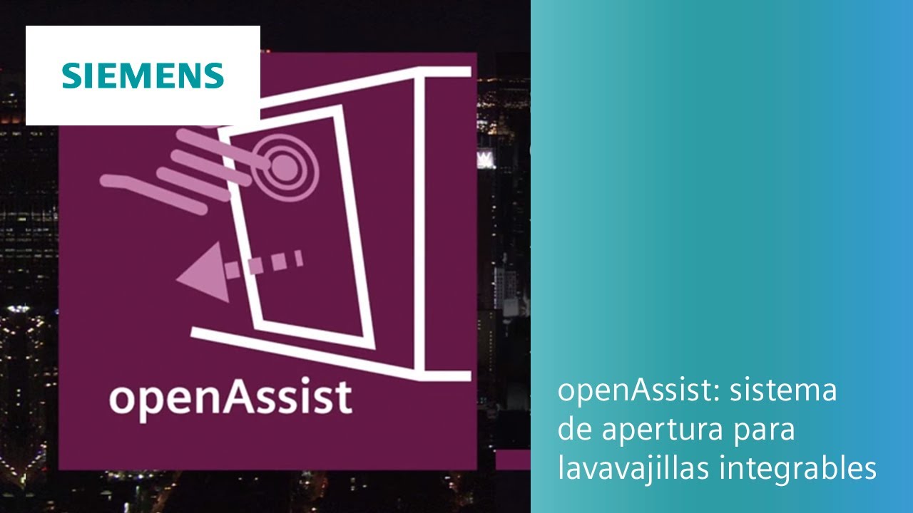 openAssist: Sistema de apertura para lavavajillas integrables | SIEMENS