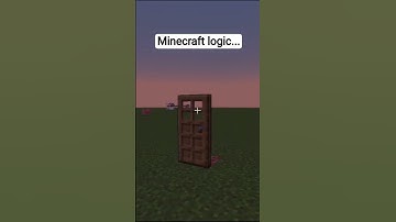 Minecraft logic 🤫 | #minecraft #minecraftgaming #fypシ  #gaming #minecraftbuilding #mcpe #shorts