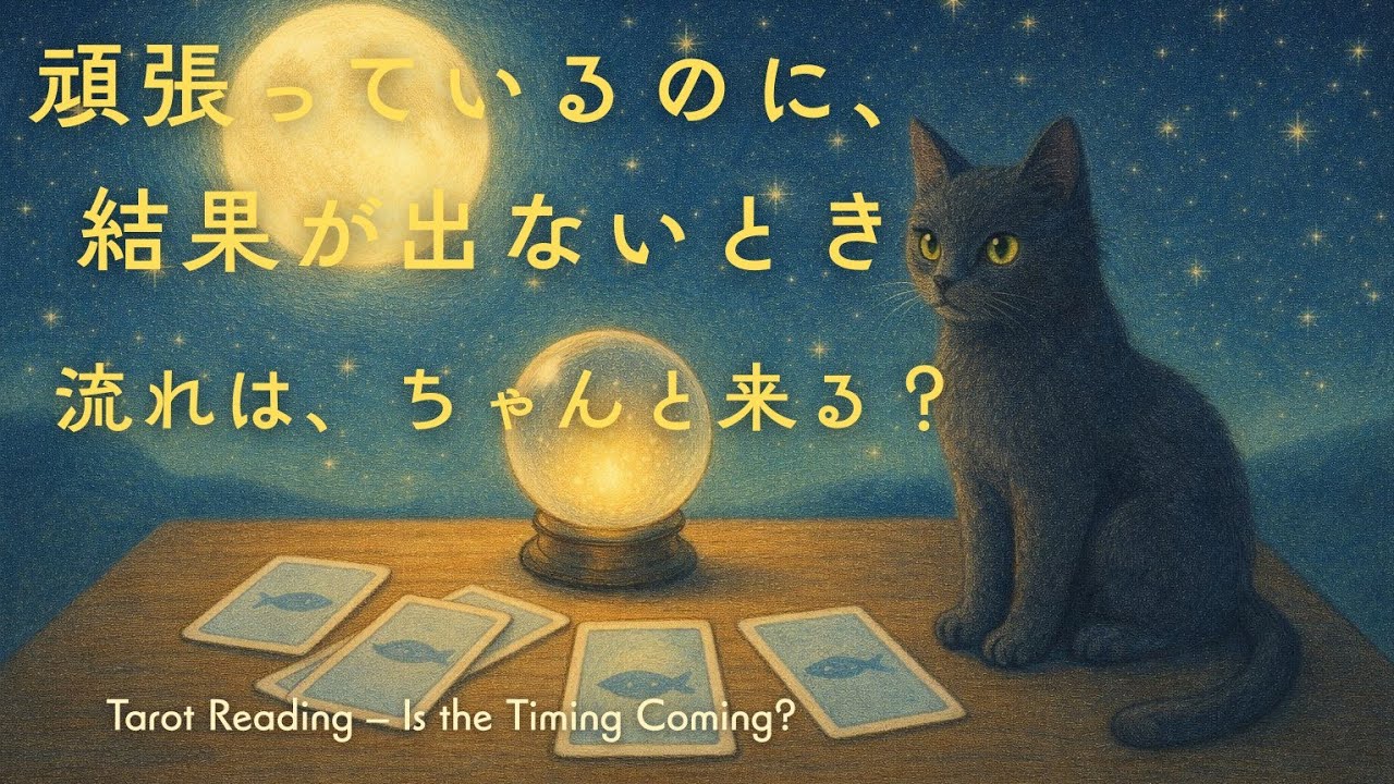 🌟 頑張ってるのに結果が出ないとき 　流れはちゃんと来る？🔮※辛口あり