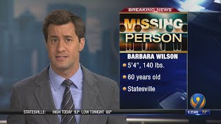 Silver Alert issued for missing 60-year-old Statesville woman
