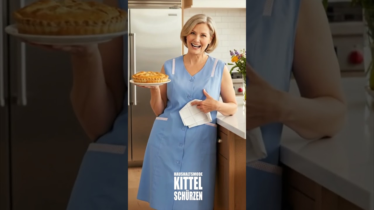 Guten Morgen! Es riecht nach frisch #Gebackenem im hellblauen #Kittel 🥧 #ai