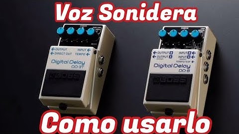 HOW TO USE THE BOSS DD7 DELAY PEDAL For sound system vocals