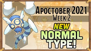 APOCTOBER 2021 -- Week 2: NEW NORMAL TYPE