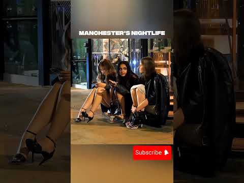 UK Manchester's Nightlife.