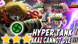 SUPER HYPER TANK AKAI ELEMENTALIS ! COMBO AKAI CANNOT DIE INI BOSSS !!!!