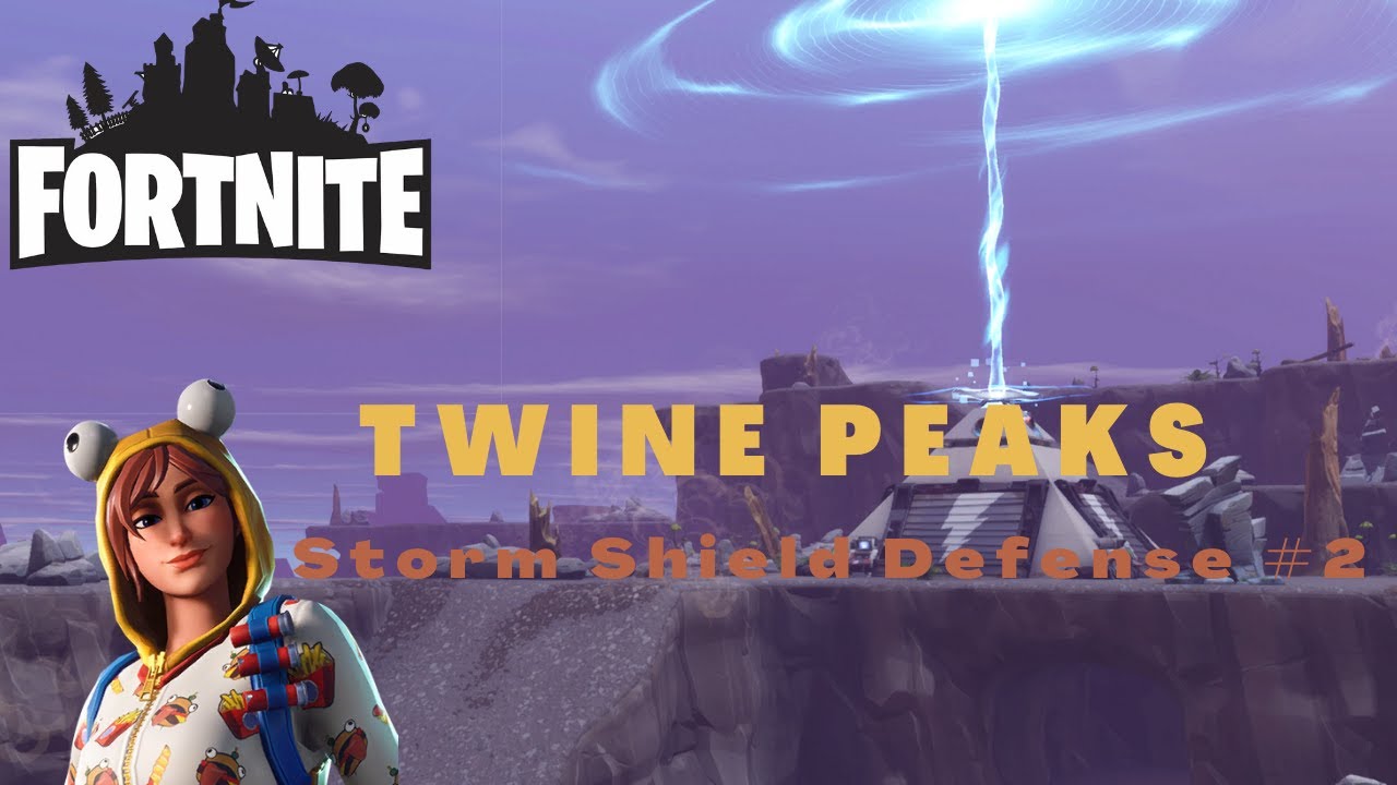 Twine Peaks Storm Shield Defense 2 Fortnite Save the World YouTube
