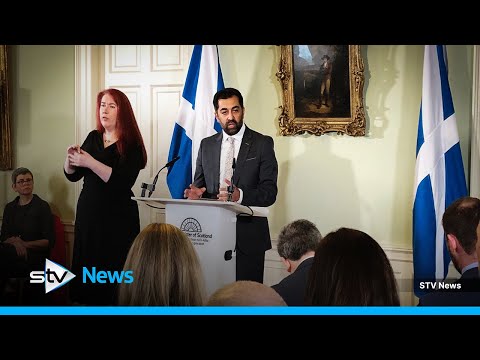 Humza Yousaf resigns as First Minister of Scotland with Bute House speech #news #politics #scotland