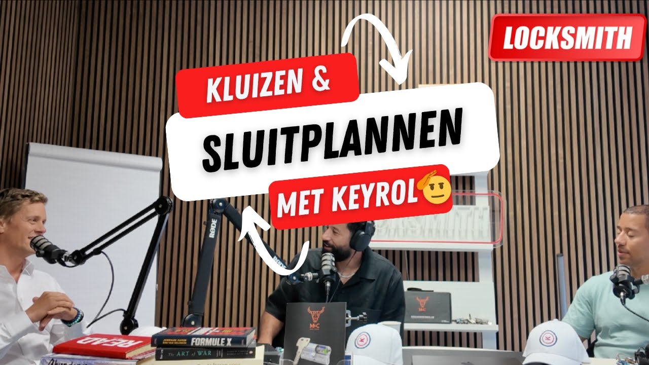 Slotenmaker Podcast Episode 21 - Keyrol over een sluitplan voor 3500 deuren én kluizen kraken! 🤯