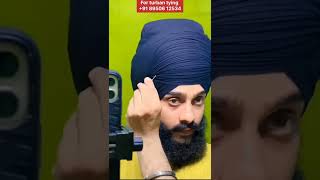 Dumala Sahib ❣️ #blue #pagg #dastar #turban #tutorial #shorts #ytshorts #prabhjotsingh #singh #viral