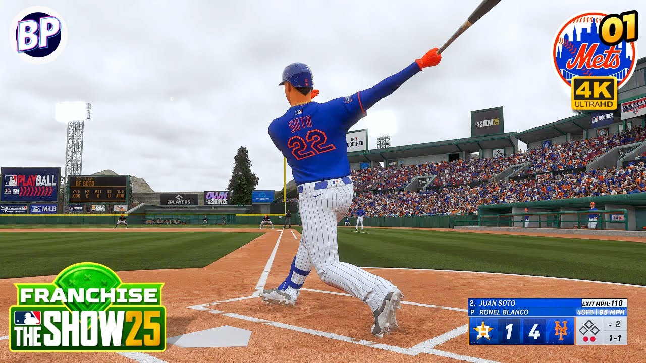 MLB The Show 25 RTTS Mets #1: ¡SOTO es GOLPEADO y responde con PODER!