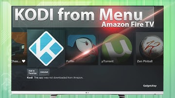 Access KODI Shortcut Icon from Fire TV stick Apps Menu (No Setup)