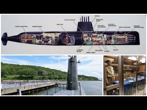 Inside a Nuclear Submarine USS Nautilus at Submarine Force Museum (4K)