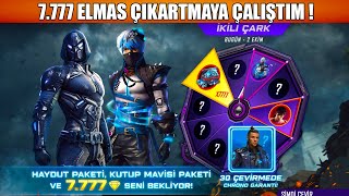 7777 Elmas Çikartmaya Çaliştim Çikti Mi ? İki̇li̇ Çark Etki̇nli̇ği̇ Ff Elmas Harcama