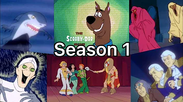 Old & LQ | The Scooby-Doo Show! - The Scariest Moments From Season 1 | MQ