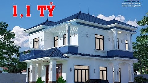 MẪU NHÀ 2 TẦNG MÁI NHẬT ĐẸP MÁI NHẬT HIỆN ĐẠI GIÁ 1,1 TỶ