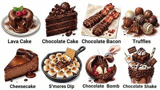Every Chocolate Dessert & Dish  Explained in 8 Min Guide