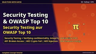 Security Testing aur OWASP Top 10 | Security Testing &amp; OWASP Top 10 | Selection With Sathi