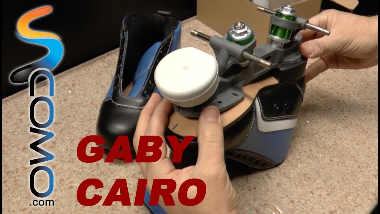 Montar las plantillas de patines de hockey