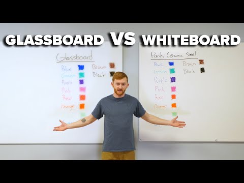 Video: Wat is het verschil tussen een whiteboard en een droog uitwisbaar bord?