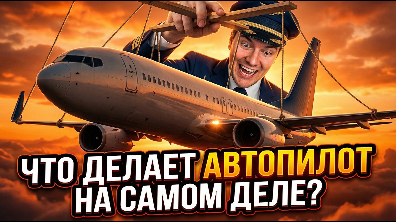 ПОЧЕМУ ПИЛОТ ВАЖНЕЕ АВТОПИЛОТА ✈️ ЧТО ДЕЛАЕТ АВТОПИЛОТ НА САМОМ ДЕЛЕ?