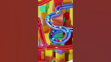 Marble run motion? Yep, it’s Blender magic. | Blender Animation #blender #animation #3d