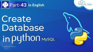 Python MySQL | Creating our Database and Table in MySQL (Create Database) | Matlab Tutorial #43