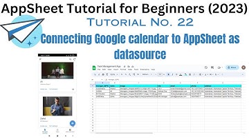 Connecting google calendar to appsheet as data table or data source