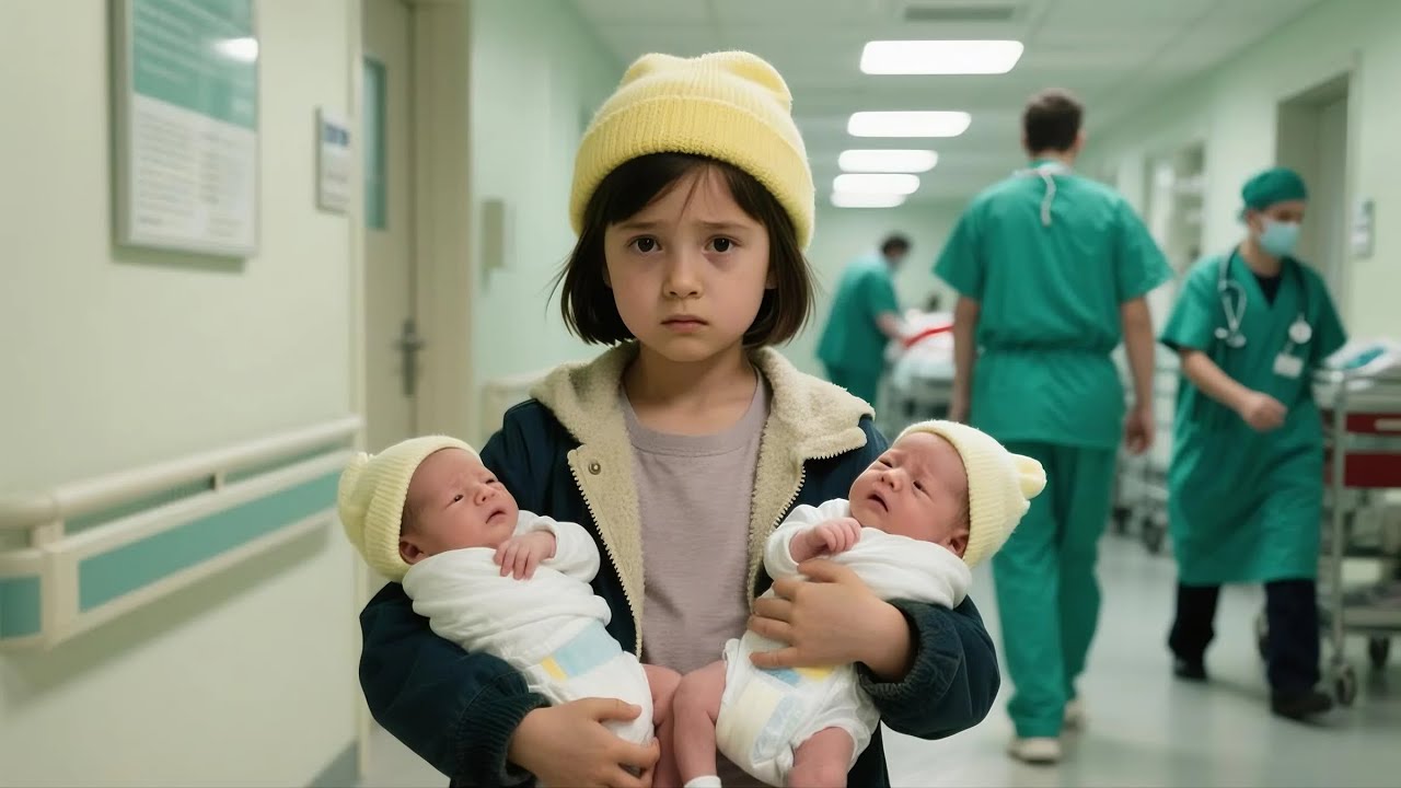 9 Jährige mit Zwillingen bettelt im Krankenhaus – eine Enthüllung ruft sofort Notruf 911