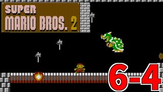 4-1~6-4攻略【スーパーマリオブラザーズ2】 - YouTube