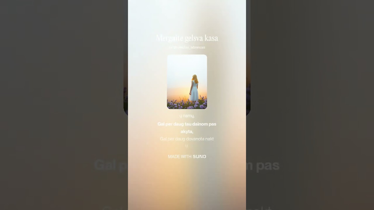 Mergaite gelsva kasa V1