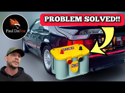 PROBLEM SOLVED!!🚨 FOXBODY FIX Optima Battery Fitment // DIY How To Tips 👌