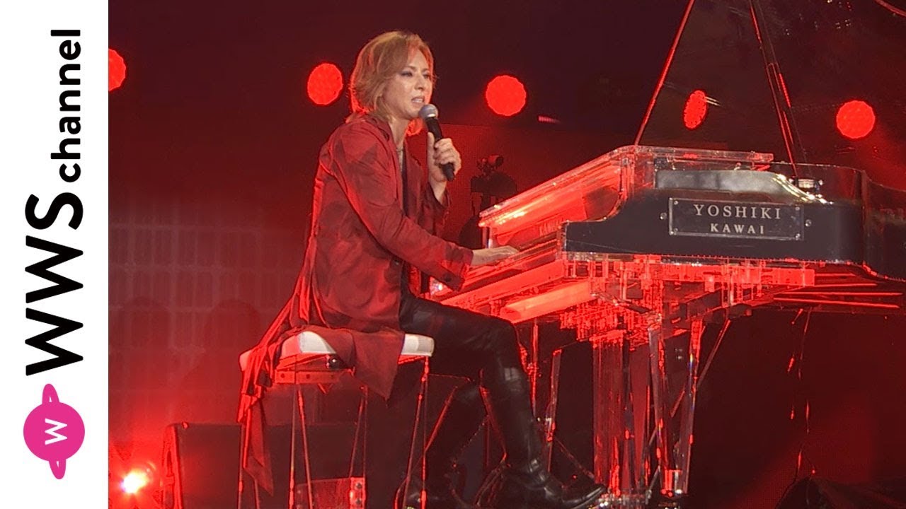 X Japan Yoshikiが楽天フェスで 紅 を生ピアノで披露 ストリングスの 切ないメロディと絶妙なコラボ Youtube