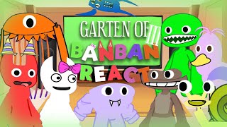 Garten of Banban Characters Reacts to Garten of Banban 3 | Moonlight Cactus |