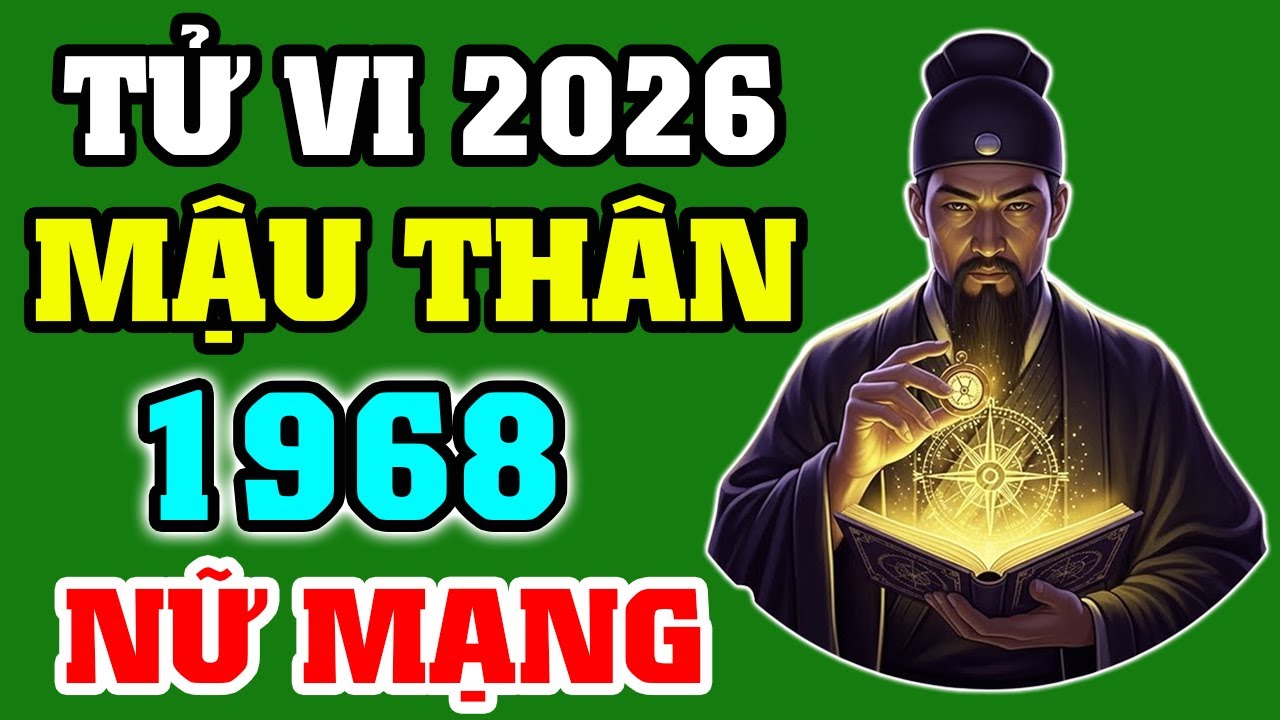 Tử Vi Năm 2026 Tuổi Mậu Thân 1968 Nữ Mạng | Vận May Tài Lộc Tới Tấp, Gia Đạo Hưng Thịnh