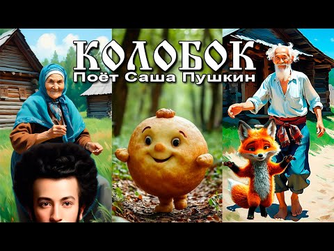 Поёт Пушкин - #Колобок (русская народная сказка)