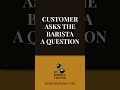 How to add clarifying questions to recipes in My Barista Trainer.