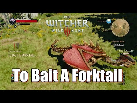 Video: The Witcher 3 - To Bait A Forktail, Eskel, Lupta Cu Furculița, Cursa De Cai