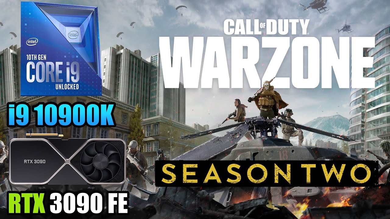 Call of Duty: Warzone - RTX 3090 + i9 10900K - 1080p, 1440p & 4K - High & Low Settings - Season 2