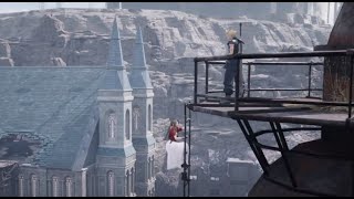 Relaxing Walk Along the Rooftops with Aerith | Final Fantasy VII Remake