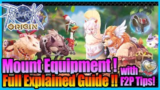 Correct Way to Upgrade IT!? NEW Mount Equipment Guide!! [Ragnarok Origin Global]