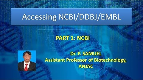 Accessing Major Bioinformatics databases