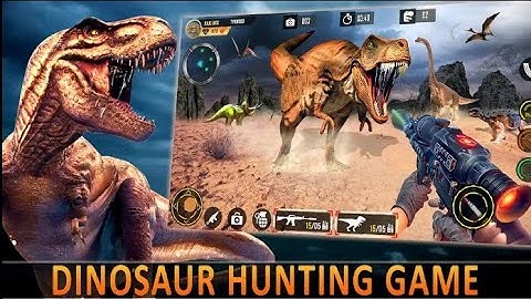 DINOSAUR HUNT 2020 - Walkthrough Gameplay Part 1 - THE END (New Dinosaur Games Android)