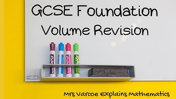GCSE Foundation Volume of a prism