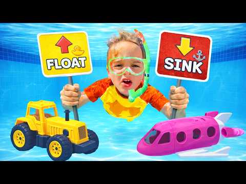 Kids test: "Will it sink or float?" – Fun experiments