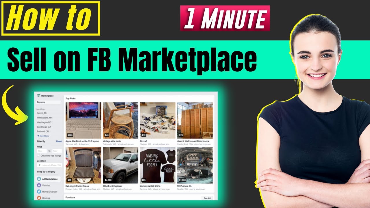 How to sell on facebook marketplace 2024 YouTube