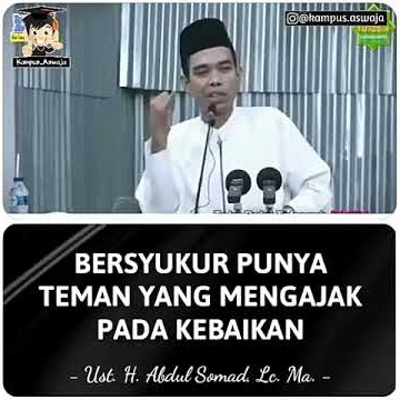 Teman terbaik Ustadz Abdul Somad LC Ma