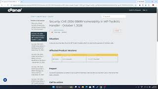 Critical cPanel & Plesk Security Alert! 🚨 WP Toolkit Vulnerability (CVE-2026-93699)