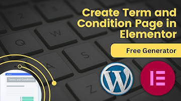 Create Term and Condition Page in Elementor| Elementor Tutorial| Elementor Beginners Tutorial|2023